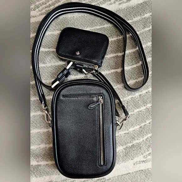 Kate Spade Rosie Pebbled Leather Black Crossbody - Picture 4 of 10